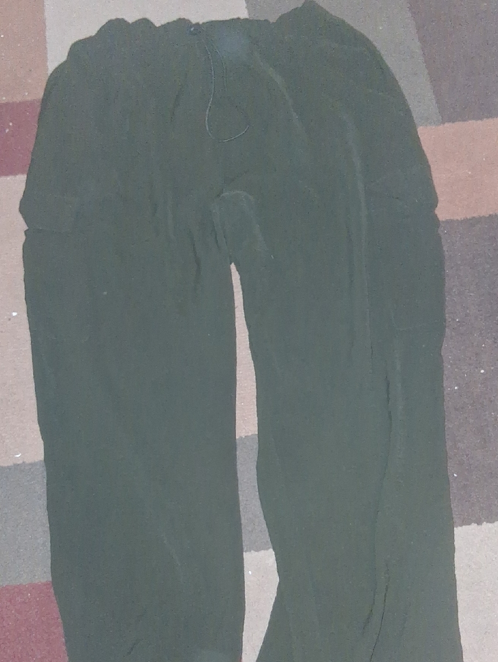 Rachel Zoe Men's Olive Drawstring Jogger Pants